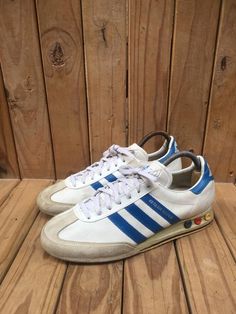 New! Rare Vintage Adidas Kegler super White /blue SNEAKERS size UK 7.5 USA 8 EUR 41.5 was just added to eBay. Check it out! #eBay #eBaySeller Adidas Vintage, Vintage Sneakers, Super White, Blue Sneakers, Vintage Adidas, Ebay Seller, White Blue, Adidas, Sneakers