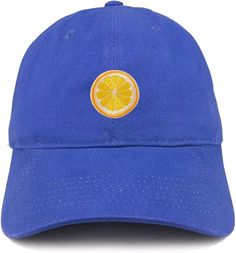 Trendy Apparel Shop Orange Fruit Patch Low Profile Soft Cotton Orange Fruit Cap - Royal at Amazon Men’s Clothing store Orange Fruit, Black Shop, Baseball Caps, Low Profile, Top Fashion Brands, Clothing Store, Shop Top, Trendy Outfits, Baseball Cap