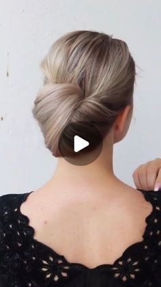 Blonde French Twist Hairstyles Easy Updos For Long Hair, Updos For Long Hair, Up Dos For Medium Hair, Easy Updos, Long Hair Updo, בר מצווה, Low Bun