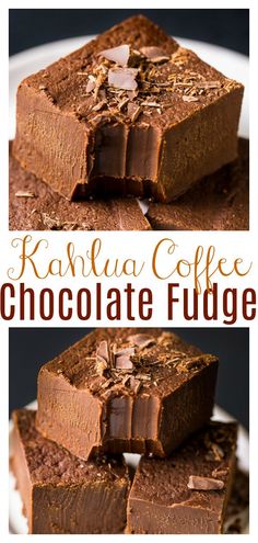 chocolate fudge is an easy dessert that's ready in under 30 minutes and tastes just as good as it looks