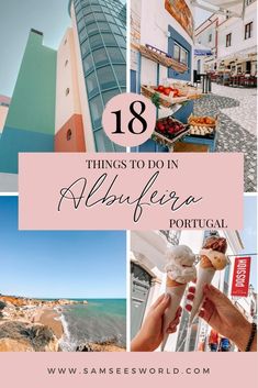 Are you looking for the best things to do in Albufeira, Portugal? Then keep on reading! Albufeira is a stunning city in Portugal located in the magical Algarve region of the country. This area is best known for its stretching beaches, unique rock formations, and quaint towns. It is the perfect place to escape to for a relaxing yet exciting getaway. Albufeira Portugal Things To Do, Portugal Honeymoon, Europe Travel Outfits, Travel Wishes, See World