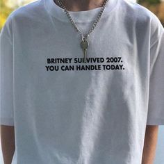 Britney Spears Shirt, Tumblr T Shirt, Silly Shirt, Y2k Shorts, Aesthetic Shirts, Art Shirts, Festival Outfit, Vintage Sweatshirt, Shirts With Sayings