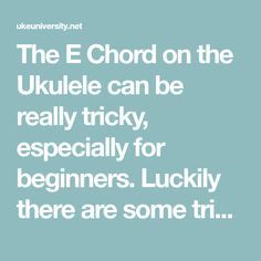 an ad for the ukulele music group, lucky there are some tris