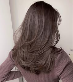 Layers For Long Hair Unstyled, Long Layer Short Hair, Short Long Layered Hair, Layed Hair Medium, No Bleach Brown Hair, Shoulder Length Cut With Subtle Layers, Haircut Straight Hair Short, U Shaped Layered Hair, Med Layered Haircuts