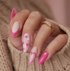 Vday Nails, February Nails, Tech Job, Cute Nail Art Designs, Nail Cuticle, Heart Nails, Chic Nails, Valentine's Day Nails, Valentines Nails