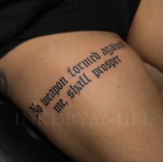 Discover 30 unique and inspiring over the knee tattoo word ideas for your next meaningful ink design. Long Quotes Tattoos, Dv Tattoos For Women, Tattoo Word Ideas, Tattoos For Overcoming Struggles, Side Of Hand Tattoo, Over The Knee Tattoo, Simple Leg Tattoos, The Knee Tattoo, First Tattoo Ideas