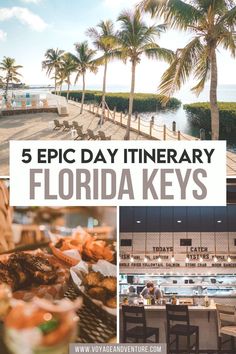 the florida keys with text overlay that reads epic 5 day itinerary florida keys