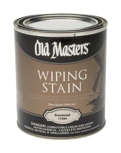 a can of old masters wiping stain