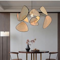 suspension-luminaire-cannage Rattan Chandelier, Fitted Bedrooms, Pendant Light Styles, Unique Light Fixtures, Rattan Pendant Light, Room Ambiance, W Hotel, Pendant Lamp Shade, Brown Living Room