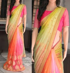 Indian Sari Dress, Indian Saree Blouses Designs, Saree Blouse Patterns, Heavy Work, Saree Designs Party Wear, Designer Saree Blouse Patterns