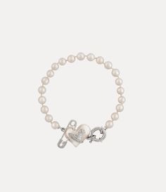 Vivienne Westwood Bracelet, Coquette Core, Vivienne Westwood Jewellery, Clothes Wishlist, Wishlist 2024, Heart Motif, Punk Inspiration, Bracelet Charms, Jewelry Lookbook