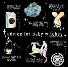 Good Witch Vibes Aesthetic, Witch Diy Crafts, Baby Witch Tips, Lunar Witch, Witchcraft Spells For Beginners