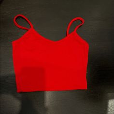 Never Worn! Red Spaghetti, Lady In Red, Spaghetti Strap, Spaghetti, Womens Tops, Tank Tops, Women Shopping, Red, Color