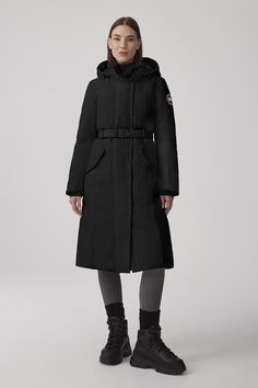 Inspired by our Axla Coat in collaboration with Angel Chen, the Bala Parka has a flattering A-line silhouette, adaptable features and a removable waist belt making it excellent for everyday wear. Canada Goose Victoria Parka, Angel Chen, Belt Making, Canada Goose Parka, Cold Fashion, North Star, Outerwear Women, Canada Goose, Waist Belt