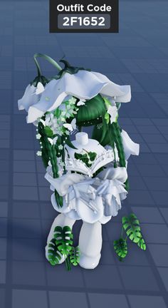 2F1652 Flower Roblox Avatar, Roblox T Shirt Cottagecore, Goth Roblox Avatar Ideas, Fairycore Roblox Avatar, Fairy Roblox Avatar, Green Roblox Avatar, Roblox Avatars Ideas, Roblox Avatars Codes, Roblox Avatar Ideas