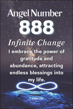 an angel number 868 quote with the words, i embrace the power of grace and abundance