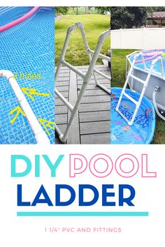 the diy pool ladder is an easy way to make it easier for people to use it