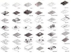 an illustrated diagram of different types of structures