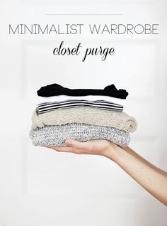 Minimalist Wardrobe: Closet Purge Tips | Simple living | Style inspiration Closet Planning, Minimalist Moda, Capsule Wardrobe Minimalist, Minimal Wardrobe, Minimalist Closet, Minimalist Capsule Wardrobe, Spring Capsule Wardrobe, Summer Capsule Wardrobe, Wedding Hair Down