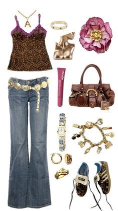 #fashion #fashionweek #vintage #y2k #2000s #lowrise #summer #outfit #outfitoftheday Y2k Outfits From 2000s, 2000s Bell Bottoms Outfit, Cool 2000s Outfits, Early 2000s Belts, Y2k Style Ideas, Y2k Fashion Now, 2000s Aesthetic Outfits Party, 2000s Fashion Inspiration Party, 90s Y2k Outfit Ideas