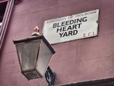 Bleeding Heat Yard - London Walks Blog London Walks, House Name Plaques, Street Name Sign, Funny Road Signs, Unusual Names, East Anglia, House Names, John Watson, Name Plaques