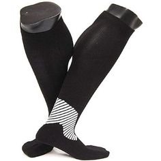 Take your training to the next level with the Lian LifeStyle compression knee high sport socks. Made with Compression Fit Technology, these knee-high sports socks can boost your muscle containment while graduated fit increases circulation and cuts down on shin splints. An specially engineered footbed to supports the Achilles and adds comfort in the ball and heel of the foot. Great for any sport practice or games and can speed up the recovery process after a taxing workout or training session. Ot Black Breathable Training Socks, Breathable Black Socks For Training, Breathable Black Training Socks, Sporty Stretch Socks For Outdoor, Black Anti-odor Socks For Gym, Black Anti-odor Gym Socks, Black Breathable Running Socks, Breathable Black Running Socks, Functional Black Sports Socks