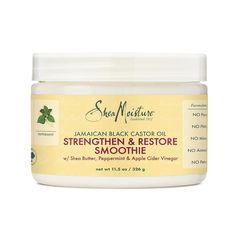 PRICES MAY VARY. Moisturize and define big, bouncy natural curls, or smooth chemically processed, heat styled or damaged hair with this rich emollient smoothie restore styling cream. This hair styling cream and curl defining cream has a strengthening formula delivers healthy moisture to damaged, brittle hair while defining curls and reducing frizz. Hair cream formulated with Organic Shea Butter, Jamaican Black Castor Oil and Peppermint to help restore damaged hair and with frizz control. Directi Jamaican Castor Oil, Shea Moisture, Jamaican Black Castor Oil, Black Castor Oil, Styling Cream, Organic Shea Butter, Frizz Control, Moisturize Hair, Hair Restoration