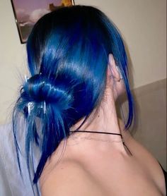 Dark Blue Hair, Hair Stylies, Hair Color And Cut, Dye My Hair, Hair Dye Colors, Hair Inspiration Color