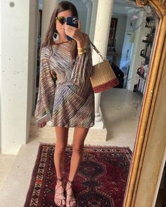 sara ramén (@saraloura) • Instagram photos and videos Boheme Chic Outfit, Cottagecore Fits, Ny Outfits, Oufits Casual, Boho Chic Outfits, Europe Fashion, Eclectic Fashion, Summer Fits, Chic Outfit