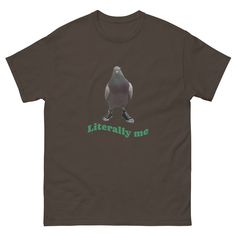 Silly Hamster, Pigeon Meme, Hamster Birthday, Funny Pigeon, Meme Tshirts, Birthday Tshirts, Layered Streetwear, T Shirt Funny, Literally Me