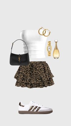 Cheetah Print Outfits, Leopard Print Outfits, Looks Pinterest, Fall White, Looks Party, Outfit Inspo Casual, Cute Preppy Outfits, Stockholm Fashion, Simple Trendy Outfits