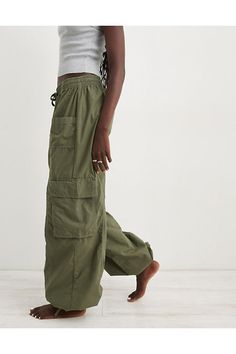 Lightweight and ready-for-anything cotton fabric/Front, back AND cargo pockets (!!!)/Hem drawcord deets/Accessibility deets: elastic waistband for easier on/off! Yellow Hiking Pants, Jacov Cargo Pants, High Waist Green Parachute Pants With Multiple Pockets, Loosely Fitted Cargo Pants With Pockets For Outdoor, Loosely Fitted Cargo Pants With Cargo Pockets For Outdoor, Streetwear Full Length Harem Pants With Cargo Pockets, Baggy Utility Cargo Jeans With Elastic Waistband, Streetwear Full-length Harem Pants With Cargo Pockets, Relaxed Fit Wide Leg Cargo Harem Pants