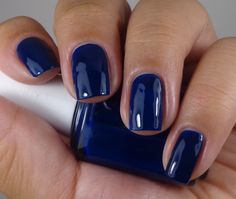 Essie - Style Cartel Navy Blue Nail Polish, Blue Wedding Nails, Gel Nails Long, Beauty Expo, 2014 Style, Blue Nail Polish, Essie Nail Polish, Dark Nails