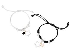 PRICES MAY VARY. Y2K GRUNGE MATCHING COUPLE STAR BRACELETS: These romantic couple bracelets feature a charming black and white matching design adorned with cute stars, symbolizing shared dreams and aspirations. With these star bracelets, even when apart, you'll feel connected as you look at the stars and think of each other, fostering a sense of closeness no matter the distance. ROMANTIC GIFTS FOR COUPLE: These relationship bracelets for couples are perfect for various occasions including Christ Grunge Christmas Gifts, Grunge Bracelets, Star Bracelets, Bracelets Couple, Bracelets Christmas, Aesthetic Star, Christmas Jewelry Gift, Relationship Bracelets