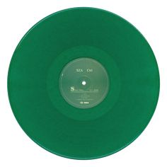 an image of a green vinyl record