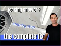 If you have a leaking tiled shower and you're not too keen to spend thousands on a complete rebuild, follow the steps in this video as I show you how to stop... Ceramic Shower Tile, Shower Step, Tile Repair, Tile Removal, Silicone Caulk, Tiled Shower, Glazed Tiles, Clear Epoxy, Adhesive Tiles