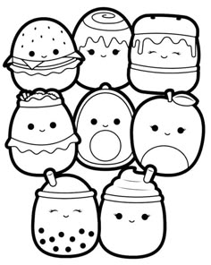 Cute Coloring Pages Squishmallows, Squish Mallow Coloring Pages, Squishmallows Free Printable, Squish Mellows Coloring Pages, Squishmallows Drawing Easy, Squishmellows Coloring Pages, Squishmellow Colouring Pages, Free Printable Squishmallow Coloring Pages, Coloring Pages Simple Cute