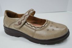 Dr. Comfort Sunshine Therapeutic / Orthopedic Shoe Hand burnished leather Modern spin on classic Mary Jane Orthotic and Diabetic-Friendly ws3477 Velcro Shoes, Orthopedic Shoes, Light Brown Leather, Comfort Shoes, Leather Mary Janes, Mary Jane Shoes, Dream Clothes, Mary Jane Sneaker, Womens Flats