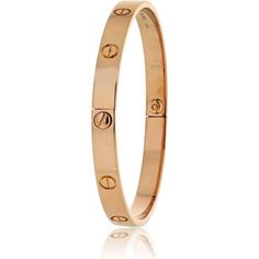 Step into the realm of exquisite beauty with the Cartier Love 18K Rose Gold Size 20 Bangle Bracelet. Crafted by the renowned brand Cartier, this bracelet exudes timeless elegance and sophistication. Made from luxurious 18K rose gold, it glimmers with a warm, inviting hue that complements any skin tone. The iconic design features screws that encircle the bracelet, symbolizing everlasting love and commitment.This 100% authentic preowned piece is a testament to Cartier's craftsmanship and prestige. With a size 20 fit, it offers both comfort and style for everyday wear or special occasions. The excellent condition ensures that you receive a piece of jewelry that is as pristine as it is breathtaking. Whether worn alone as a statement piece or stacked with other bracelets for a layered look, the Cartier Timeless Jubilee Bracelet, Modern Cartier Gold Bracelet, Elegant Cartier Yellow Gold Diamond Bracelet, Classic Cartier Gold Bangle Bracelet, Elegant Cartier Yellow Gold Bracelet, Elegant Yellow Gold Cartier Bracelets, Formal Gold Cartier Bracelet, Elegant Yellow Gold Cartier Bracelet, Classic Cartier Gold Bracelet With Polished Finish