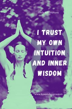 💖 Daily Affirmation for Self-Love 💖 Help nurture your inner self with love and kindness with this empowering daily affirmation. Inner Wisdom, I Trust, Word Play