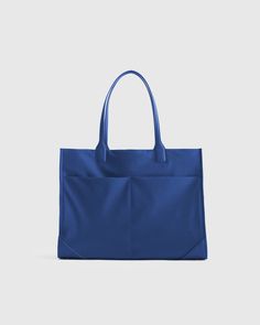 Revive Nylon Large Tote Recycled Water Bottles, Daily Bag, Oxford Blue, Nylon Tote Bags, Work Tote, Go Bags, Nylon Tote, Recycled Leather, Those Days