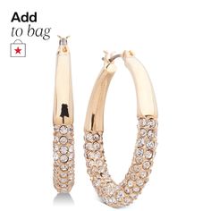 in stock Pave Hoop Earrings, Beauty Gift Sets, Fashion Jewelry Earrings, Beauty Sale, Mens Gift Sets, Watches Jewelry, Beauty Gift, Anne Klein, Boot Shoes Women