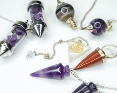 If you’re anything like me, you probably love all things spiritual. What’s more spiritual than a chakra pendulum? A chakra pendulum is an amazing tool that can be used to help balance your Chakras. By using a chakra pendulum, you can determine which of your Chakras are out of balance and work to restore them... The post How To Use My Chakra Pendulum To Balance And Cleanse appeared first on Witchy Spiritual Stuff. Chakra Pendulum, Banishing Spell, Soul Contract, Pendulum Dowsing, Cleansing Crystals, Spiritual Truth, Spiritual Protection, Third Eye Chakra, Chakra Stones