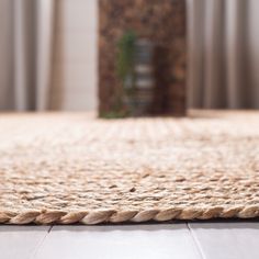 a close up of a rug on the floor