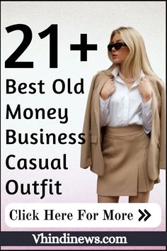 : Explore a curated collection of 21 sophisticated business casual outfits inspired by the timeless old money aesthetic. Elevate your wardrobe with these classic and refined looks that exude elegance and professionalism.

#OldMoneyAesthetic #BusinessCasual #ElegantOutfits #TimelessFashion #ClassicStyle #ProfessionalAttire #SophisticatedLook #OfficeFashion #VintageInspired #RefinedWardrobe Casual Old Money Outfits, Spring Old Money, Old Money Business Casual, Old Money Business, Elegant Business Casual, Casual Old Money, Outfit For Petite Women, Business Casual Outfit, Blazer Jackets For Women