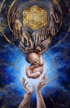 Продолжение Рода, Painting by Anastasiia Tsvetkova | ArtMajeur by YourArt Mother Protecting Child, Out Of Body Experience Art, Art About Childhood, Mystical Art Magic, Mother And Child Illustration, Healing Energy Art, Afro Surrealism, Generation Aesthetic