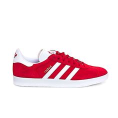 These Are A Pair Of Adidas Originals Gazelle Sneakers In Scarlet Red Suede Featuring The Classic 3 White Stripes, Red Laces And Also Come With A Pair Of Brand New White Laces As Well. The Sneakers Have Only Been Worn A Couple Times And Are A Womens Us Size 6.5, Uk Size 4. They Come In The Original Packaging And Box. Scarlet Red Color, Adidas Originals Shoes, Adidas Shoes Originals, Adidas Originals Gazelle, Red Sneakers, Red Suede, Red Lace, Mens Shoes Sneakers, Adidas Shoes