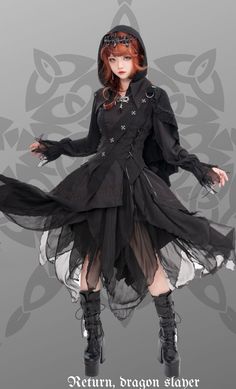 New Release: Tale-Bringer 【-Knight of Dragon 2.0-】 #GothicLolita Top Wear, Vest, Skirt and Cape

◆ Shopping Link >>> https://lolitawardrobe.com/tale-bringer-knight-of-dragon-20-gothic-lolita-top-wear-vest-skirt-and-cape_p8449.html Clothing Reference, Vest Skirt, Dragon 2