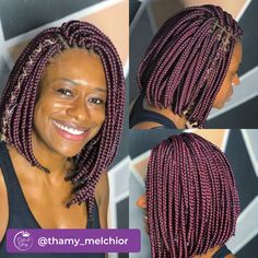 40 Stylishly Short Braids Hairstyles You'll Fall In Love With in 2024 - Coils and Glory Box Braids Protective Styles, Braids Protective Styles