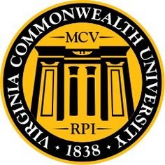 the logo for community health university, which is located in black and yellow on a white background